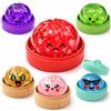 Amavheaf Giocattoli Squishy Dumpling Squishy Toys, Spooky Purple | Realizzato in materiale di alta