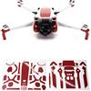 WRAPGRADE Skin Compatibile con DJI Mini 3 | Accent Color (JAPAN RED)