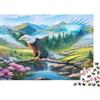 HGKMWZBDFJRL Aquila Volante Paesaggio Montano Puzzle 1000 Pezzi Puzzle per Adulti Gioco Carta Relax Concentrazione Famiglia Regalo Decorazione Casa 52x38cm/1000pcs