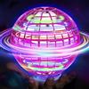 PEKOIU Palla Volante Magica UFO Ball, Fly Orb Pro Flying Spinner Mini Drone, Boomerang Ball Luminosa, Sfera Volante Hoverball Giocattolo Regalo per 6 7 8 9 10+ Ragazzo Ragazza Bambino Adolescente - Rosa