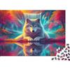 6N2X9A4S Lupo Maestoso Puzzle per Adulti Puzzle 1000 Pezzi Foresta Cascata da Sogno Rilassante Decorazione Casa Regalo 52x38cm/1000pcs