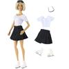 Codulu Vestiti per bambole da 11,5 pollici-Completi-#10-B | 4 pz/set,T-shirt gonna shorts scarpe,bambola americana 30cm,bambola BJD 1/6,regalo per bambini