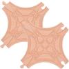 Toyvian Set 2 Pezzi Connettori Binari Ferroviari in Legno per Treno | Design Innovativo, Compatibilità Ampia e Connessione Continua, per Giochi da Tavolo, Interazione Familiare