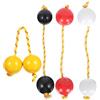 iplusmile 4Pezzi Kashaka Shaker Africano Doppia Zucca ABS, Percussione | Effetto Sabbia Realistico, Toni Nitidi e Chiari, Tecnica Rotazione Dita, Viaggio e Spettacoli