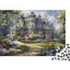 9K4D7V2G Villa con Giardino Vittoriano Puzzle 1000 Pezzi Carta Puzzle per Adulti Relax Decorazione Casa Interazione Familiare Regalo 70x50cm/1000pcs