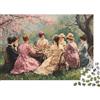 9K4D7V2G Elegante incontro di signore vintage per il tè Puzzle 1000 Pezzi Carta Puzzle per Adulti Relax Attività Famiglia Decorazione Regalo 52x38cm/1000pcs