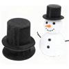 Garneck 2 Mini Cappelli Cilindri Per Bambole Cappelli Decorativi Neri Per Pupazzo Di Neve Progetti Artigianali E Idee Creative Fai Da Te Ideali Per Feste Di Natale E Festività