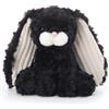 Apricot Lamb Coniglio nero Rani di peluche, 20 cm