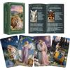 LIGHTOF JUSTICE Celestial Wildflower Tarocchi Set con guida - Opera d'arte originale per principianti ed esperti, grazioso mazzo in stile oracolo