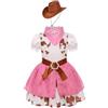 Generico Abito da cowboy per bambine 3 Pezzi Di Travestimento Halloween Cosplay | Costume Da Cowboy Per Bambine per feste, palco, spettacoli, fiere, festival, vacanze, Pride, giardino, all'aperto, al chius