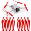 Master Airscrew Eliche Super Stealth per DJI Mini 4 PRO & Mini 3 PRO - Rosso, 4 eliche nel Set