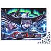 HGKMWZBDFJRL Aquila Maestosa Lupo Luci del Nord Puzzle per Adulti Puzzle 1000 Pezzi Gioco Carta Relax Regalo Concentrazione Decorazione 38x26cm/1000pcs