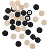 HEALSOPTHY Pedine da Backgammon in Legno 30 Pezzi Rotondi per Ragazzo Ragazza | Leggere, Facili da Riporre, Presa Confortevole, per Backgammon, Dama e Set di Giochi da Tavolo