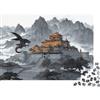 9K4D7V2G Palazzo Antico Drago Fantasia Puzzle 1000 Pezzi Puzzle per Adulti Gioco di Puzzle 1000 Pezzi Carta Famiglia Decorazione Regalo Relax 52x38cm/1000pcs
