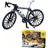 LIULINY Grigio Dita Modello Bicicletta, 1:8 Modellino Bicicletta Miniatura | Lega Figo BMX Finger Bike, Miniatura Resistente alle Cadute, Per Casa, Ufficio, Club