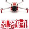 WRAPGRADE Skin Compatibile con DJI Mini 3 | Accent Color (SUPER RED)
