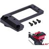 AMK Capra Servo Mount, supporto servo in alluminio dietro l'asse, supporto servo asse anteriore per auto cingolate RC 1/10 VP Capra F9 fai da te LCG telaio parti di aggiornamento (nero)