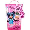 Bratz Bratziez Tokyo a Go-Go - 6 peluche da collezione con clip portachiavi | Viso rigido, tessuti metallizzati, fiocco e moschettone a forma di labbra, biberon, bambola alta 20 cm, 6+