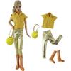 Codulu Vestiti per bambole da 11,5 pollici-Completi-#54-G | 4 pz/set,pantaloni top scarpe borsa,bambola americana 30cm,bambola BJD 1/6,regalo per bambini