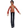 HshDUti Michael Plush MJ Cuscino King of Pop Music Legend Plushies Pop Icon | Gli arti sono mobili Rock King Classic peluche Halloween decorazioni natalizie