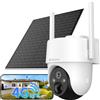 Atlantis Volta Pro Telecamera 4G con SIM Motorizzata 360° 3MP, Batteria Ricarica