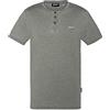 Schott NYC Schott Tshirt Manches Courtes col Tunisien T-Shirt Uomo
