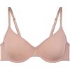 Dorina Noa Reggiseno in Microfibra - Microfibra Ultra-Morbida, Non Imbottito, Coppe ¾ con Ferretto, Spalline Regolabili, Rosa