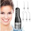 ETROBOT Idropulsore Dentale, Irrigatore Dentale Portatile | 4 Modalità E 5 Ugelli Water Flosser, IPX7 Impermeabile, Idropulsore per la cura e la pulizia del cavo orale