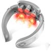 VIHBRAI Massaggiatore intelligente per collo con funzione di calore a doppio impulso, vibrazione, massaggiatore elettrico Shiatsu per spalle e collo, portatile, per ufficio, casa, confezione in lingua inglese
