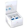 Audinell PerfectClean - Scatola Asciutta, Deumidificatore e Pulitore per Apparecchi Acustici - Lampada UV-C - Box a Seco e Pulizia - rimuove Sporco e Sudore - Con Liquido di pulizia