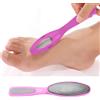 Generic Lima per piedi a doppia faccia, per la rimozione dei calli per piedi, scrubber per piedi per pelle liscia, strumenti per pedicure per calli e pelle secca, viola