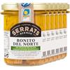 Serrats CONSERVAS SERRATS - Tonno Bianco del Cantabrico MSC in Olio d'Oliva Extravergine Biologico - 6 Lattine x 190g (Totale: 1140g) - Lavorazione Artigianale dal 1890 - Senza Glutine - Ricco di Omega 3