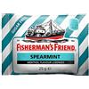 Fisherman's Friend Caramelle Rinfrescanti Menta, 25g | Confezione da 12, Sigillato in scatola trasparente originale, Per la tosse