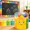 Generic 20 m matita colorata bacheca bordi carino facce matite bordo bordo ritagli di carta decorazione aula per asilo nido asilo scuola materna lavagna scrivanie finestre