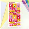 MINE STAMP - Etichette Adesive Hello Kitty Personalizzate | 60 Pezzi