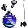 Relxhome N03 Cuffie Traduzione Simultanea, 165 Lingue Auricolari Traduttori Hi-Fi | 9 Modalità Bluetooth 6.0 Auricolari Wireless Design Rétro con Touchscreen per Viaggioe Studio
