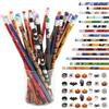 SJUNJIE 88 Set di Matite per Halloween con 48 Matite 40 Gomme | Matites di Halloween Pencils with Eraser Pumpkin Bat Ghost per la Pittura e la Scrittura Bomboniere Halloween