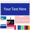 Sastridft Nastri per badge personalizzati con etichetta adesiva personalizzata per badge orizzontale, ideale per conferenze, fiere, eventi aziendali, riunioni