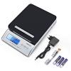 MUNBYN Bilancia Pesa Pacchi, MUNBYN Bilancia Postale USB con Adattore CA e Righello Morbido, Precesione da 1g a 30 kg, Bilancia Pacchi Professionale per Spedizione, Trasporti, Pacchi (3 Batterie Incluse)