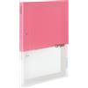 Kokuyo Campus - Raccoglitore a 2 anelli, formato A4, 2 fori, fino a 100 fogli, colore: rosa (RU-PP158P)