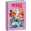PRESTIGE & DELUXE Agenda compatibile con scuola diario Topolina Minnie rosa Seven 2026-2027 Standard 20x14cm + portachiave paillettes, penna sirena e penna multicolore