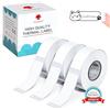 Phomemo Etichette D30 Nastro per etichette, nero su bianco, 1,19 cm 12 | Etichetta in carta termica D30 D30D, altamente adesiva, non si stacca, senza BPA, per articoli scolastici per bambini