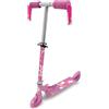 Zinc Two Wheeled Kids Scooter for Ages 3+ - Folding 2-Wheel Kick Scooter with Light Up Wheels, Lightweight, Height Adjustable, Anti-Slip Footplate, Rear Footbrake