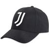 Juventus - Cappellino con Logo in 3D, Cappellino con Visiera, Prodotto Ufficiale, Nero