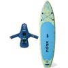 Nilox Tavola Gonfiabile per Stand Up Paddle in PVC, Completa di Accessori con Zaino, Pagaia, Pompa, Leash, 1 Pinna, Tavola da 274 x 84 x 15 cm