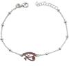 MASBARATA BRACCIALE BOTTIGLIE IN ARGENTO