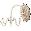 NIKKY HOME Appendino per Gioielli da Parete Espositore Porta braccialetti collane Bigiotteria Organizer Display con 6 Ganci stile vintage Regalo Decorazione in Metallo Shabby Chic