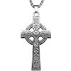 Anwlki Collana con ciondolo a forma di croce celtica con ciondolo a forma di crocifisso, amuleto religioso, regalo per uomini, donne, familiari, genitori, amici