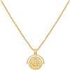 CYMYSS Collana Donna Argento 925 Placcata Oro 18K, Collana Color Oro con Ciondolo, Girocollo Dorato Elegante da Donna, Catenina Gioielli Regalo Donna