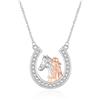 VOSAP Regalo per ragazze e donne, collana a ferro di cavallo, regalo per gli amanti dei cavalli, figlia, sorella, nipote, mamma, compleanno, festa della mamma, Natale, San Valentino, riempitivi per